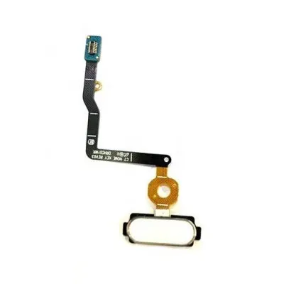 Fingerprint Sensor with Flex Cable for Samsung Galaxy C7 White by Sparestream