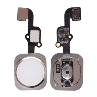 Home Button Complete for Apple iPhone 6 32GB Grey - Outer Plastic with Inner Flex By Sparestream