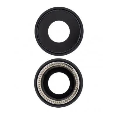 Camera Lens Glass with Frame for Apple iPhone XR Black By Sparestream