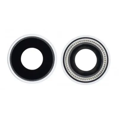 Camera Lens Glass with Frame for Apple iPhone XR White By Sparestream