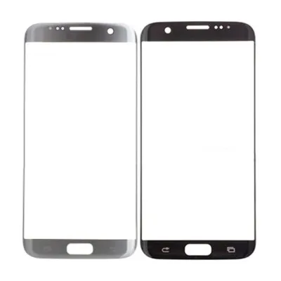 Front Glass for Samsung Galaxy S7 Edge - Silver By Sparestream