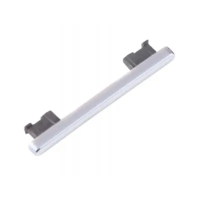 Volume Side Button Outer for Xiaomi Poco X4 Pro 5G White - Plastic Key by Sparestream
