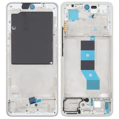 LCD Frame Middle Chassis for Xiaomi Poco M7 Pro 5G - White by Sparestream